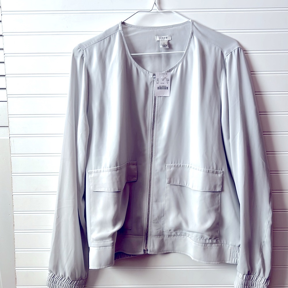 COPY - J Crew drapey collarless jacket